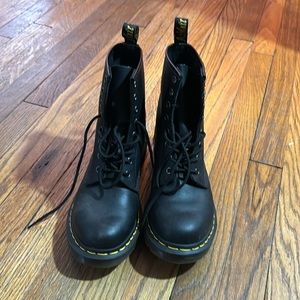 Gently Worn Black Doc Martens
